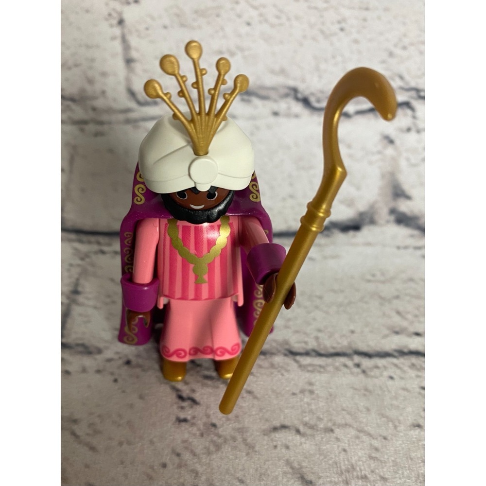 Vintage Playmobil Christmas Nativity 5719 Balthazar‎ King Wise Man